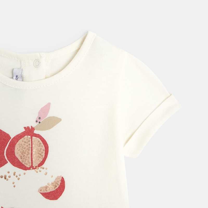 Robe bébé fille bi-matière Absorba