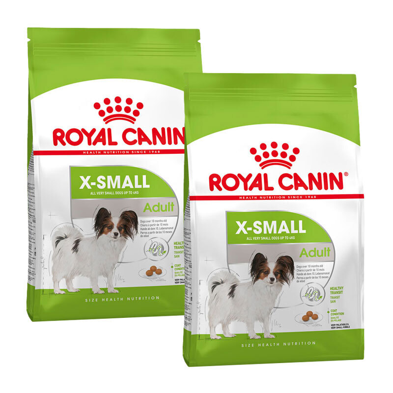 ROYAL CANIN Hundetrockenfutter ROYAL CANIN X-Small Adult 2x3 kg