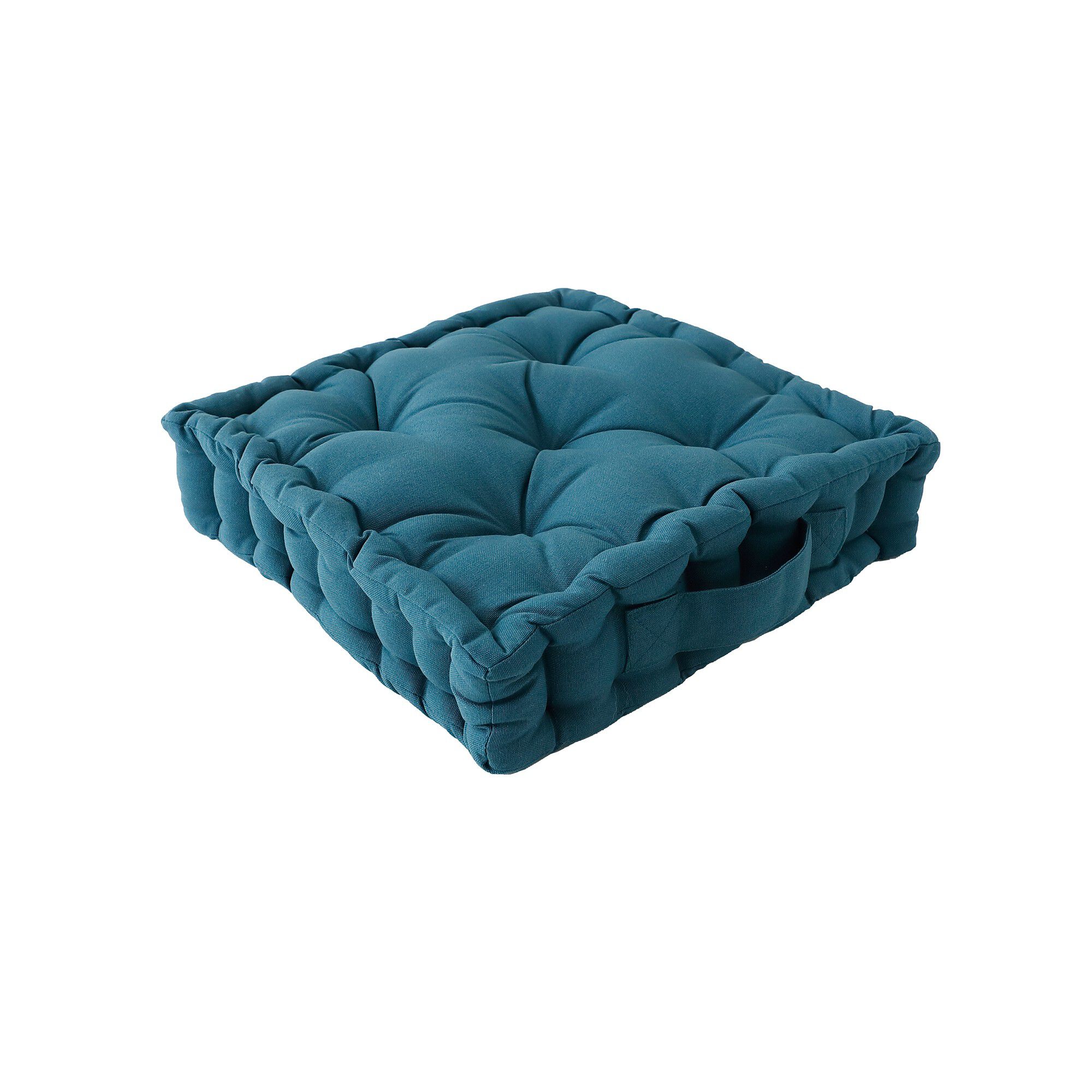 Coussin de sol uni coton