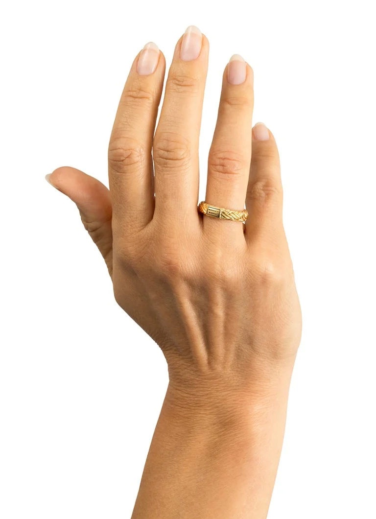 Buddha to Buddha  Katja XS ring verguld