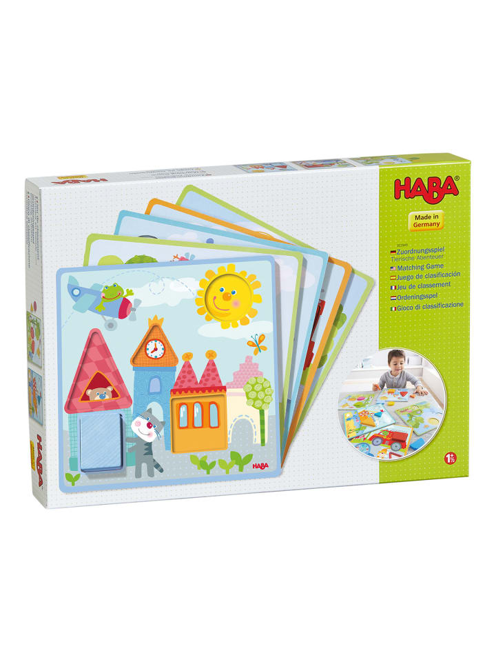 Haba Lernspielzeug Zuordnungsspiel Tierische Abenteuer in mehrfarbig günstig kaufen onesize