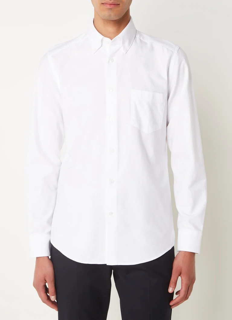 Cămașă Reiss Greenwich slim-fit cu buzunar la piept