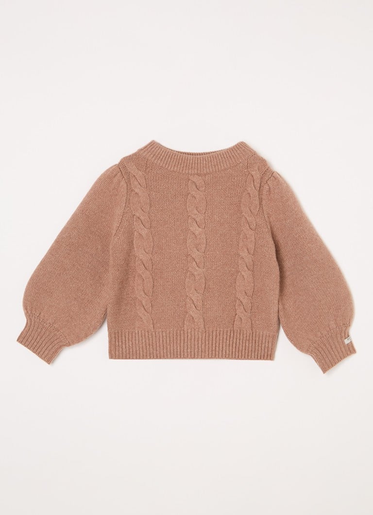 Donsje Amsterdam Niena merino vilnas džemperis ar pinuma adījumu