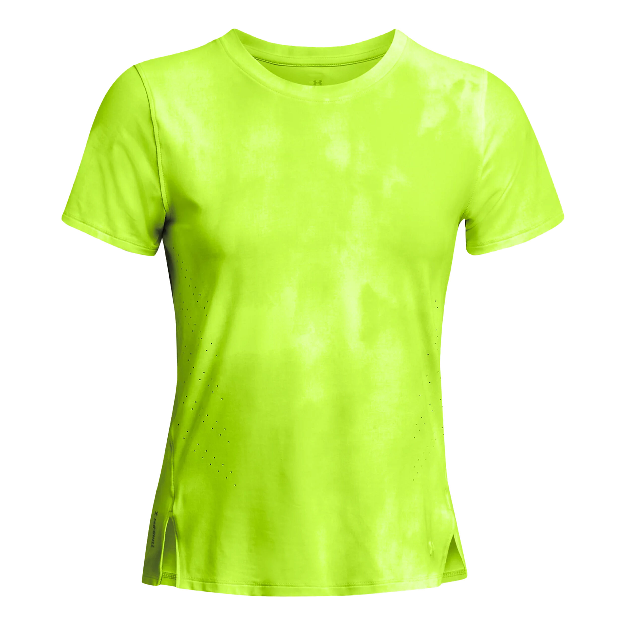 Laser Wash SS Laufshirt Damen - Neongelb