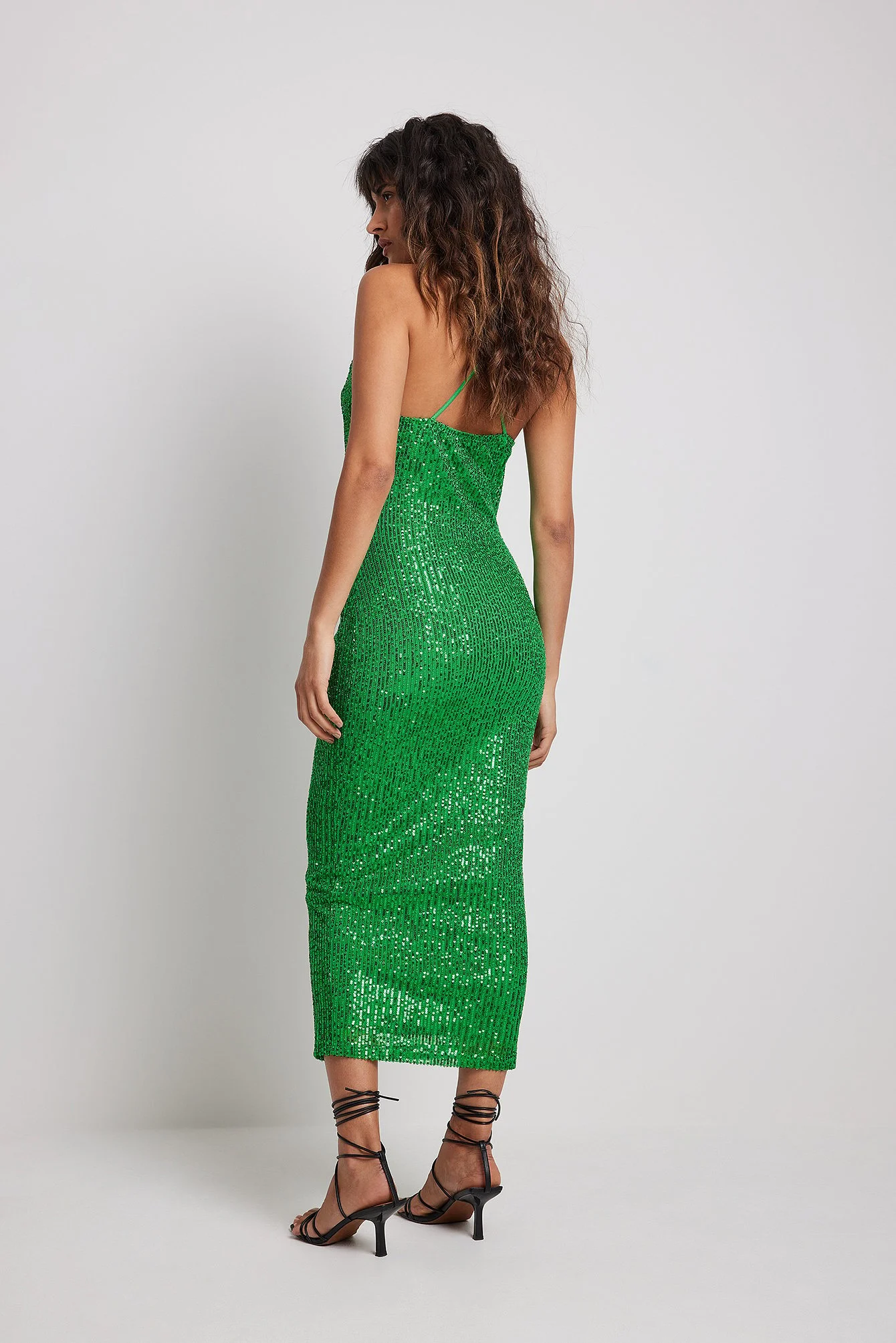 Midikleid mit Pailletten