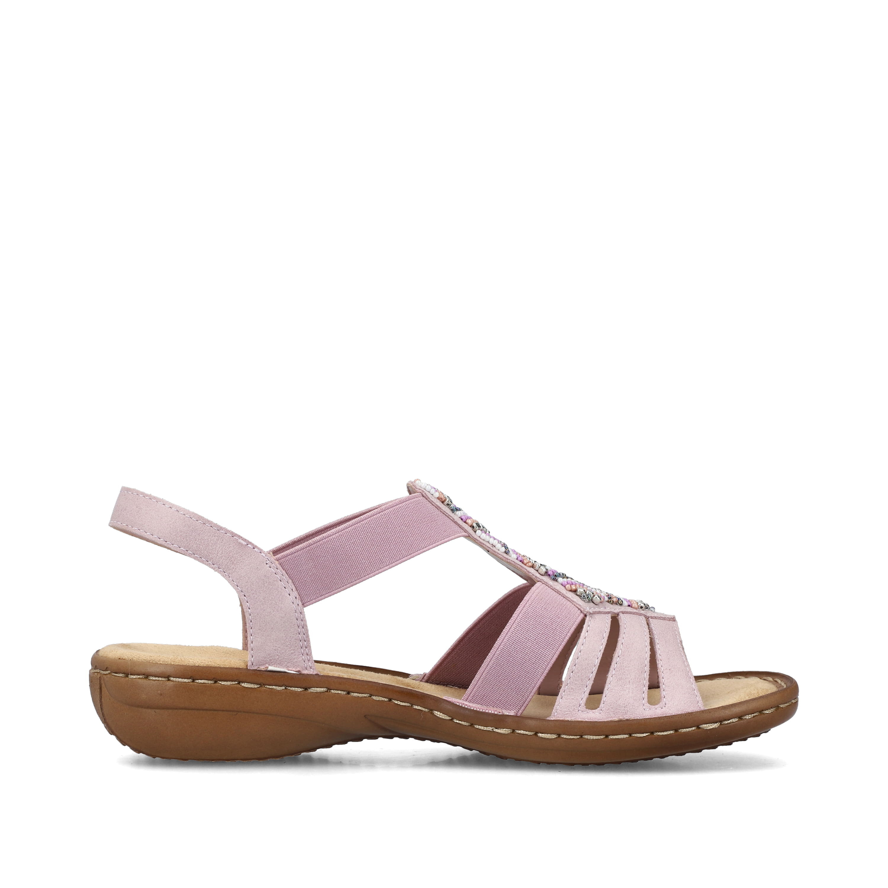 Rieker Damen Riemchensandalen pastellrosa