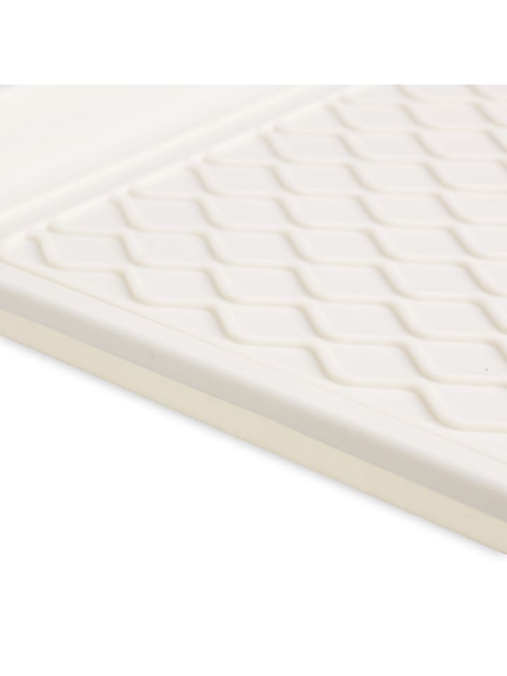 relaxdays 3 x Schuhabtropfschale in Weiß - (B)60 x (H)3 x (T)40 cm günstig kaufen onesize