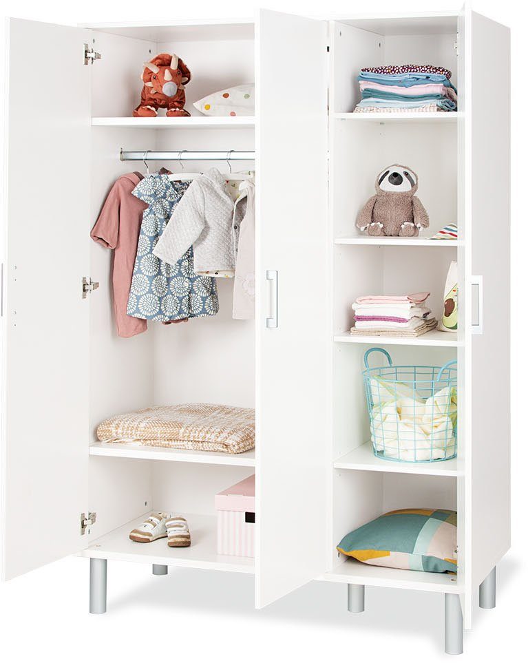 Pinolino® Kinderkleiderschrank Jarle groß 3-türig; Made in Europe
