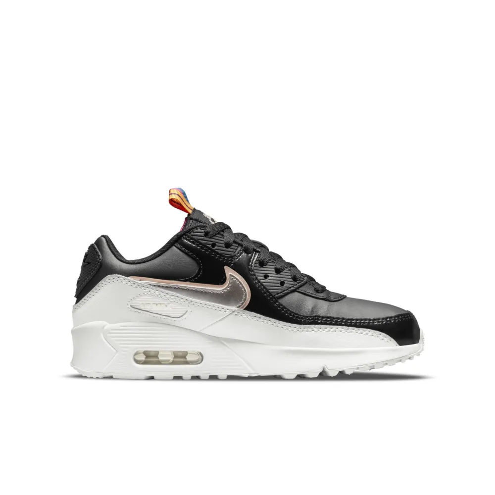 Nike Air Max 90 LTR SE GS Leather DJ0414-001 / schwarz