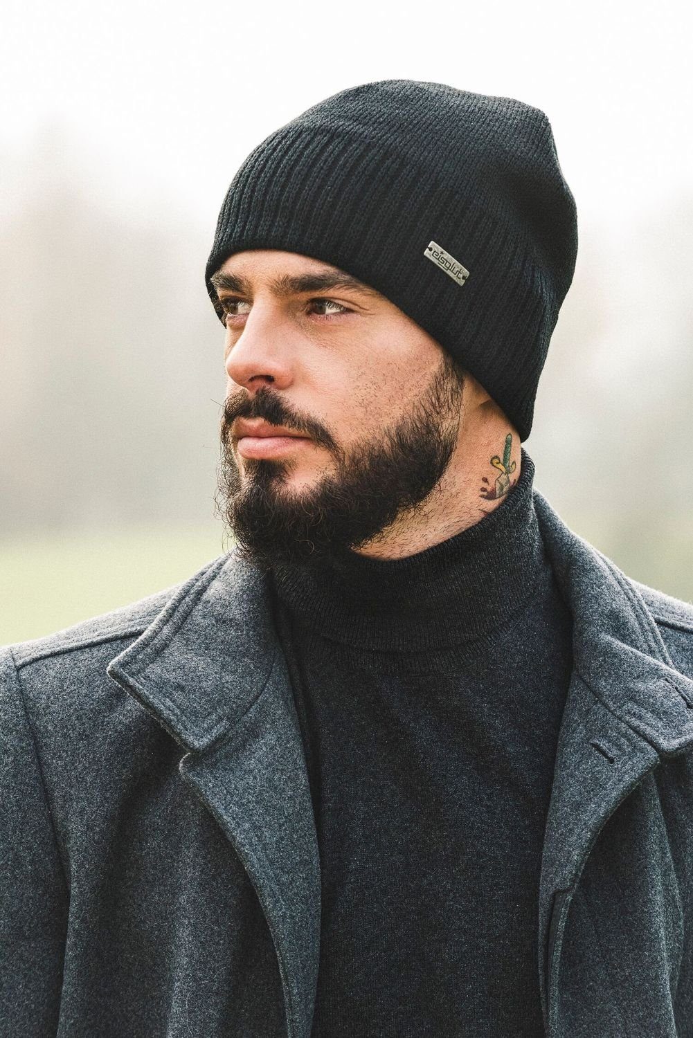 Eisglut Strickmütze Beng XL mit Fleece-Innenband