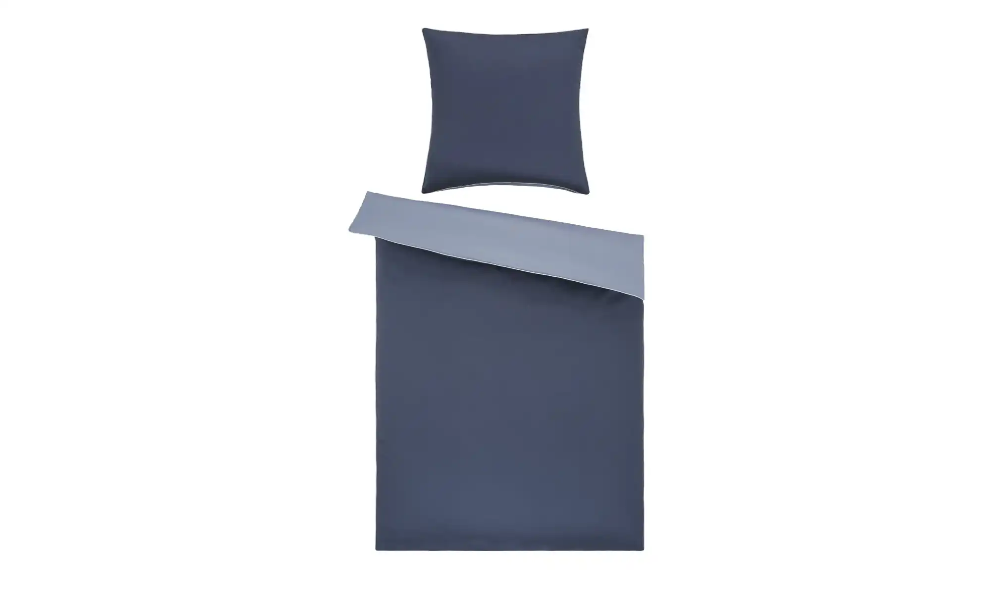 como Satin Wende-Bettwäsche Satin Piping