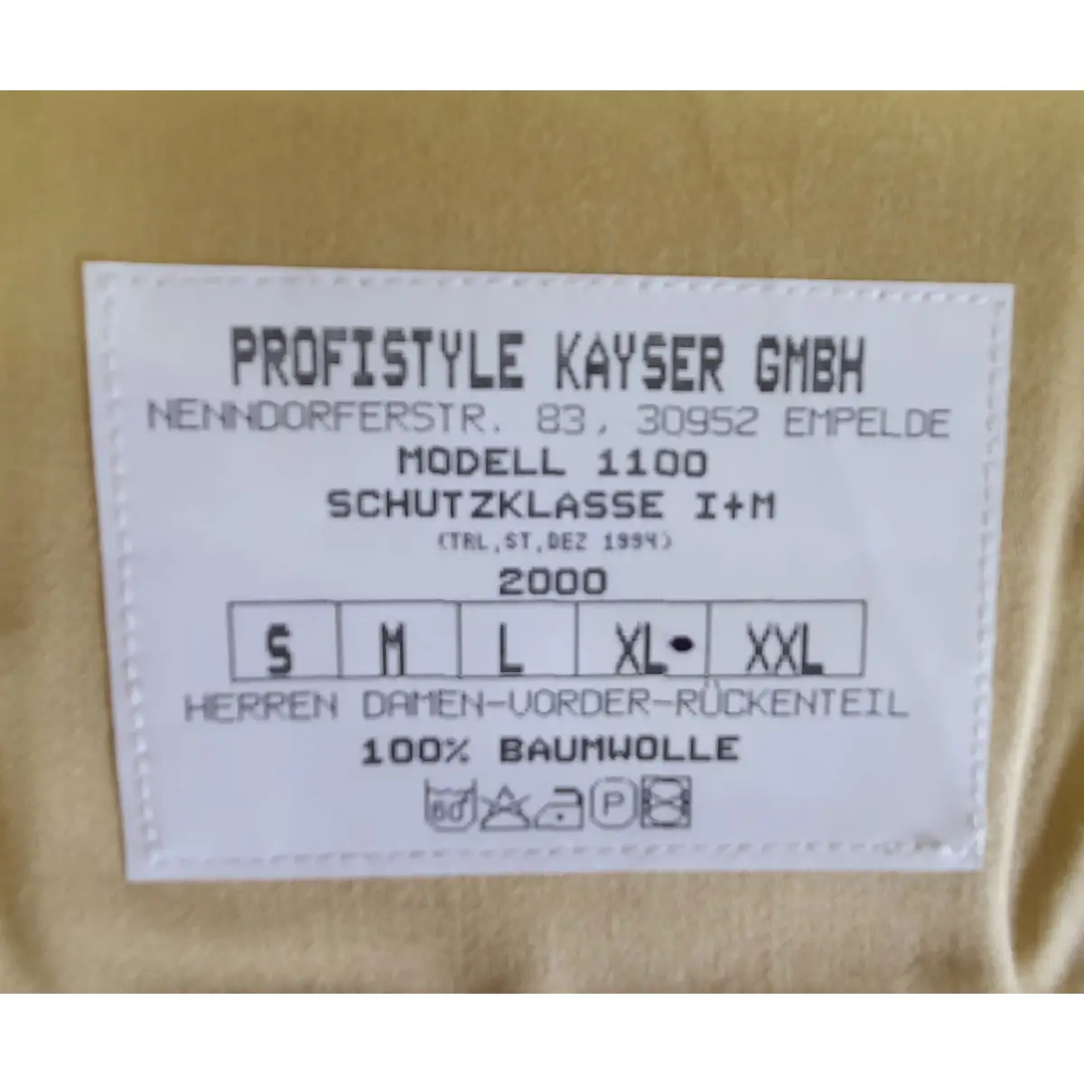Stichschutz Weste Titanium neuwertig