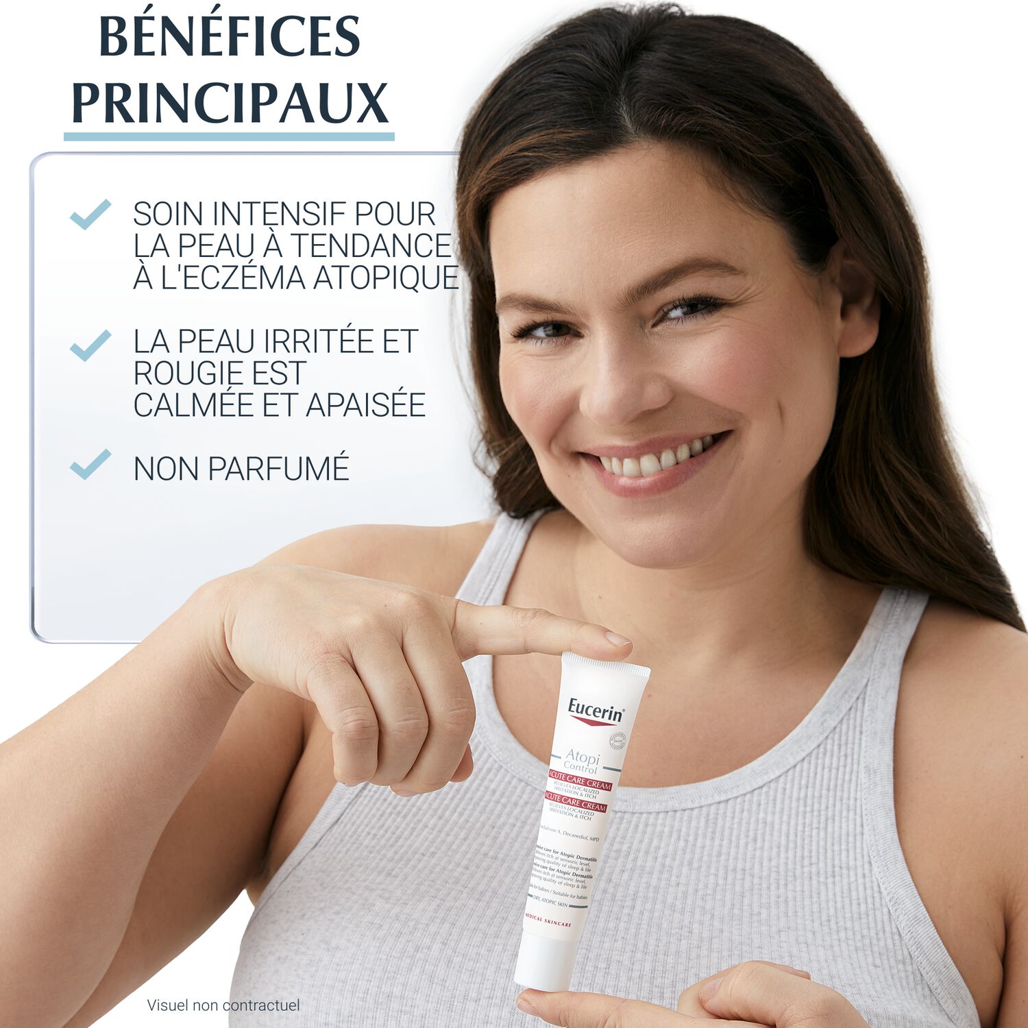 Eucerin Atopicontrol Crème Calmante & Apaisante Intensive - Peaux Sèches à Atopiques