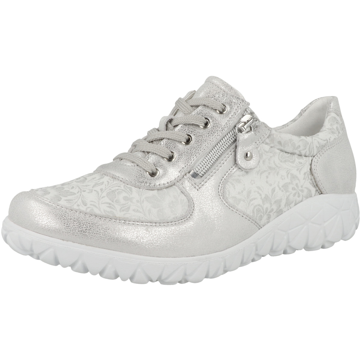Waldläufer H-Havy-Soft Sneaker Low silber