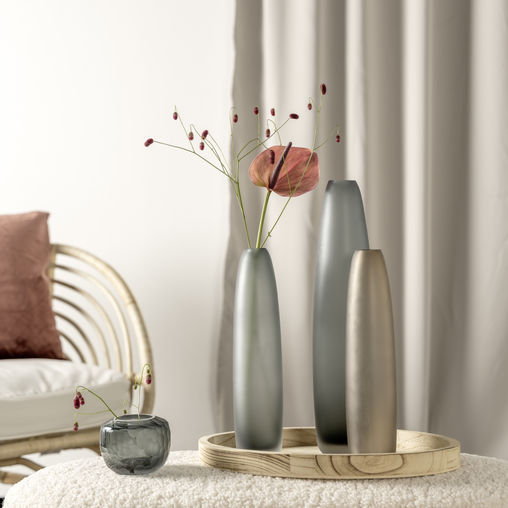 Vase Bellagio grau