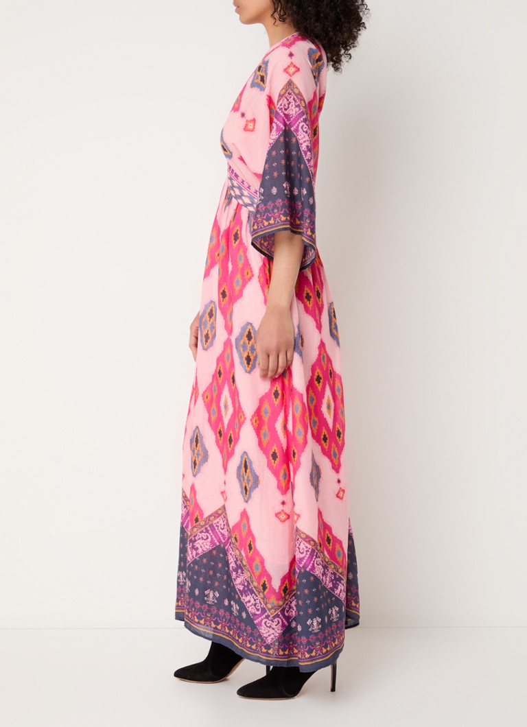 Vestido túnica largo Yin de Ba&sh con estampado