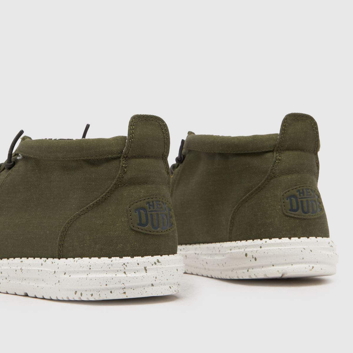 HEYDUDE Wally Mid sportcipő khaki színben