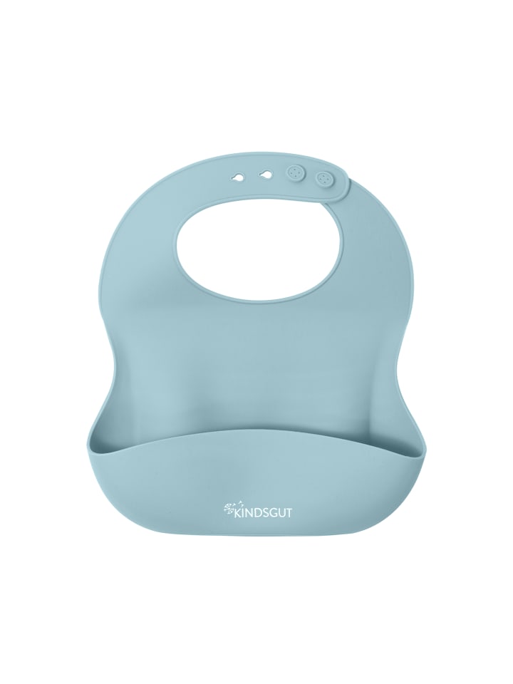 Kindsgut  Silikonlätzchen in Aquamarin günstig kaufen onesize