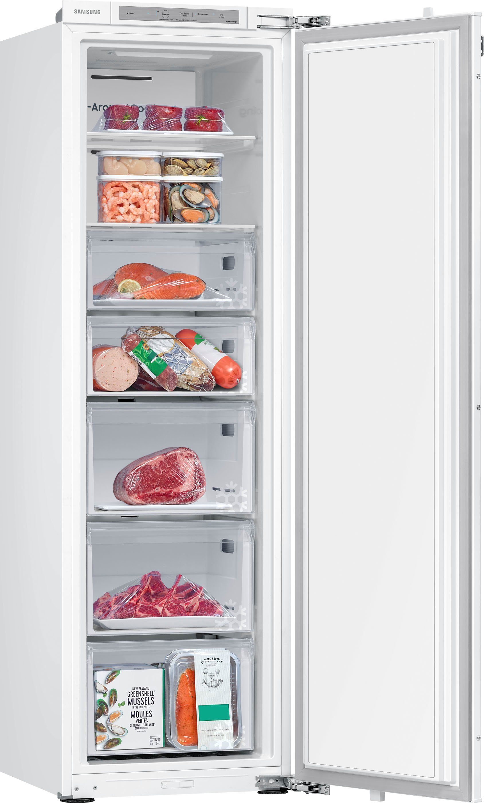 Samsung Einbaugefrierschrank BRZ22610EWW/EG, 177,5 cm hoch, 54 cm breit