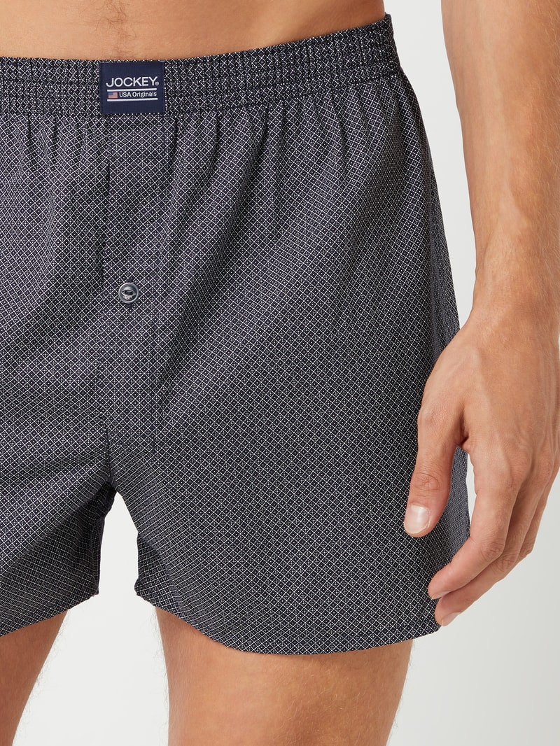 Boxershorts aus Baumwolle im 3er-Pack in dunkelblau