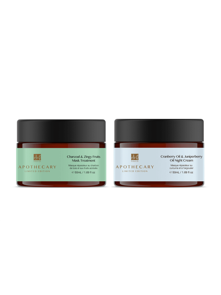 Dr Botanicals Cranberryöl und Wacholderbeerenöl Nachtcreme   Aktivkohle Maske günstig kaufen onesize