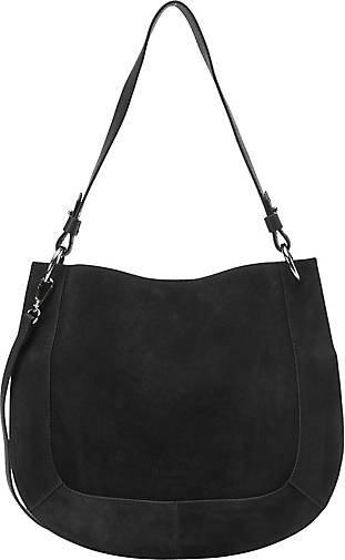 Marc O'Polo Hobo-Bag medium aus Veloursleder