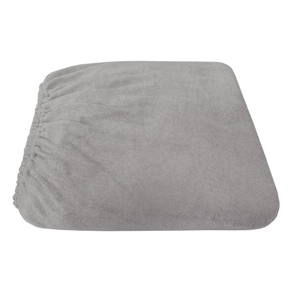 Supersoft Frottee-Stretch-Spannbetttuch, 180-200 x 200 cm, grau
