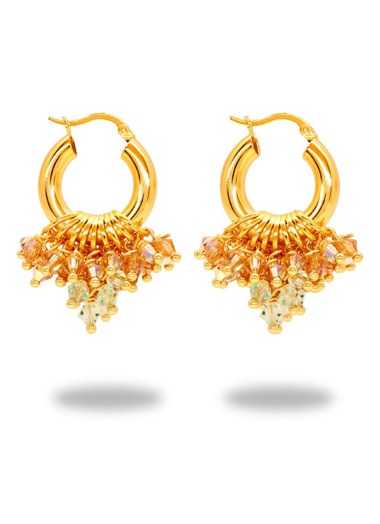 ANNELE I Love You Matcha earrings gilded