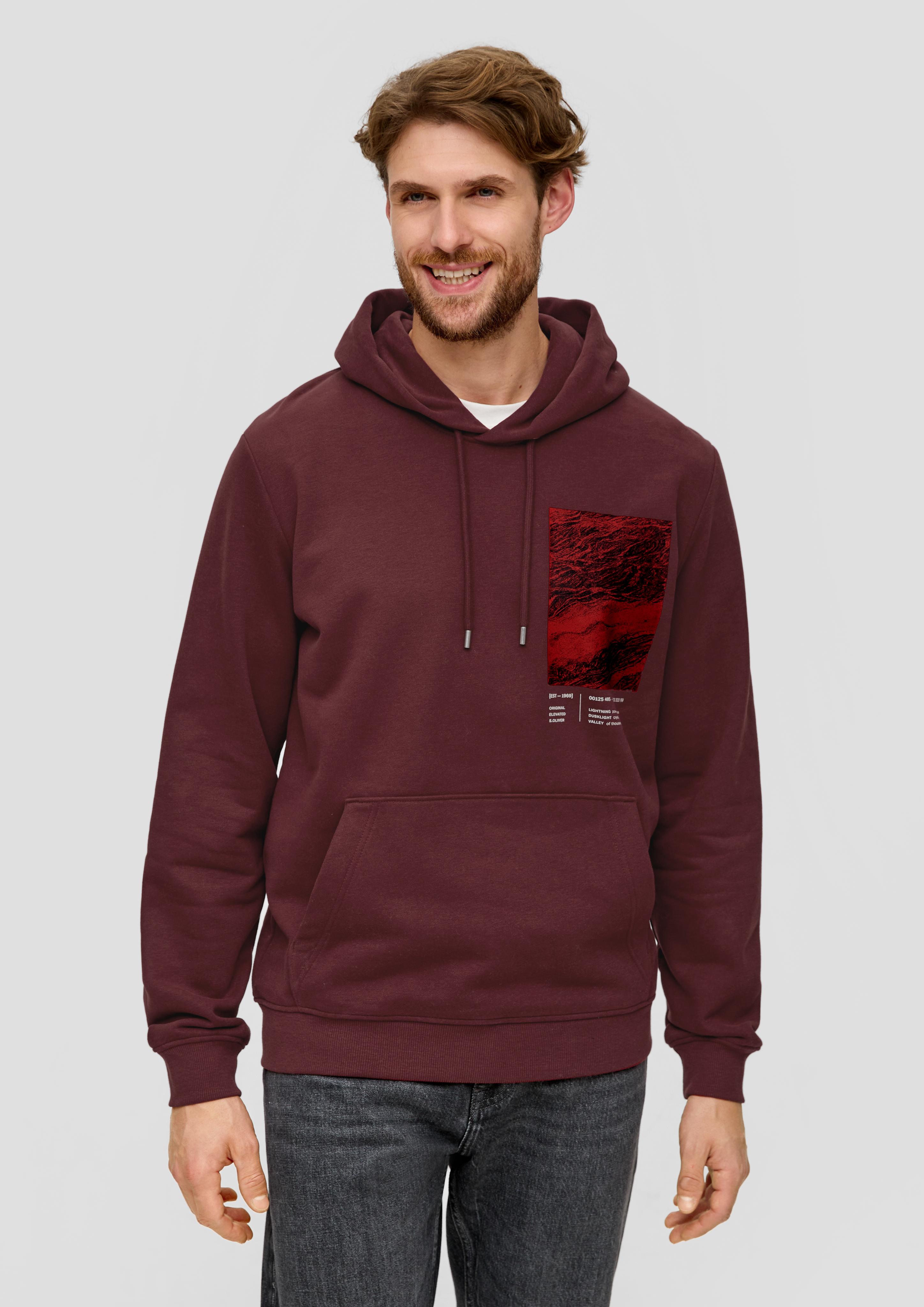Kapuzen-Sweatshirt mit Frontprint  2138678-39D1