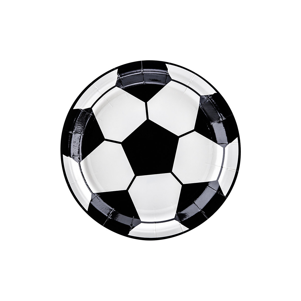 Pappteller Fußball