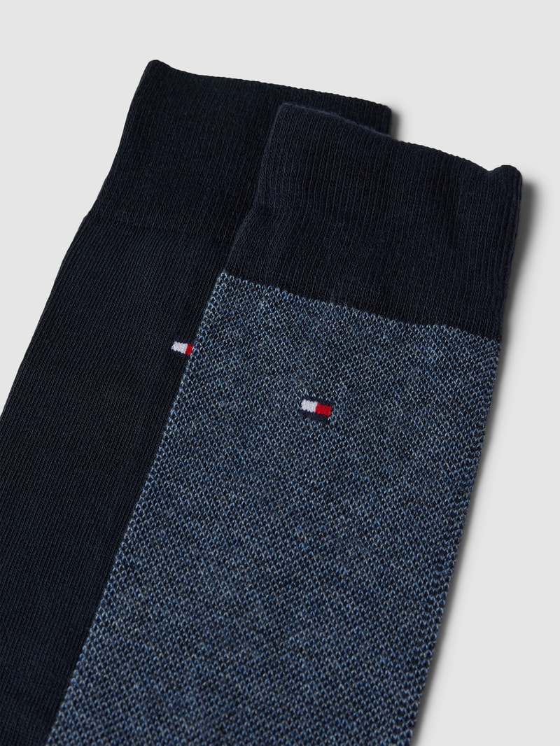 Socken mit Label-Details im 2er-Pack Modell 'Birdeye' in jeans