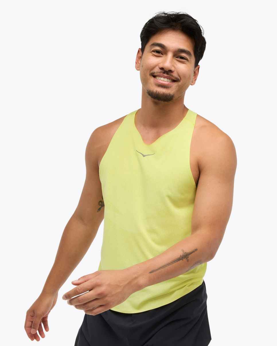 Race Day Singlet Hoka Citrus
