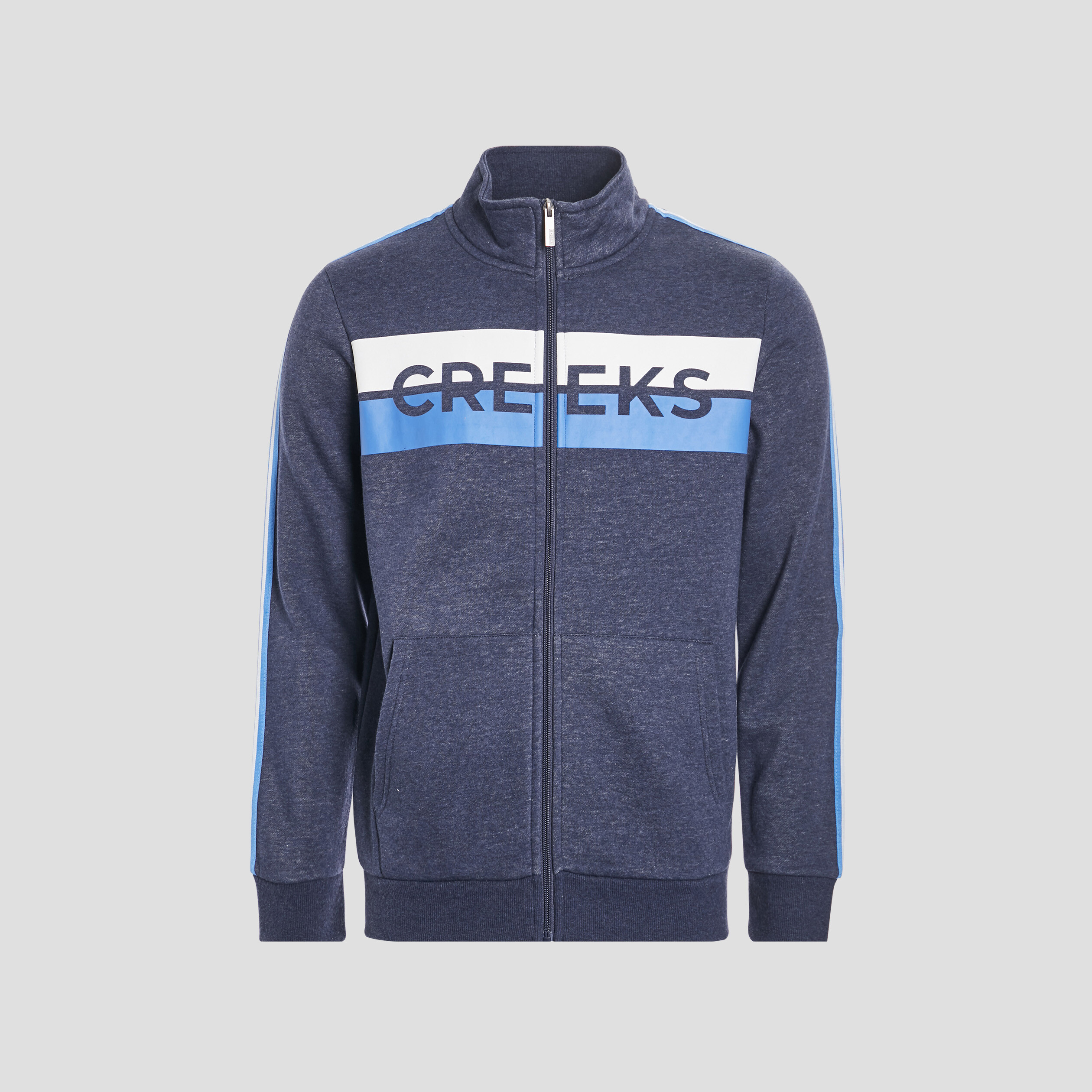Gilet manches longues Creeks bleu homme | La Halle