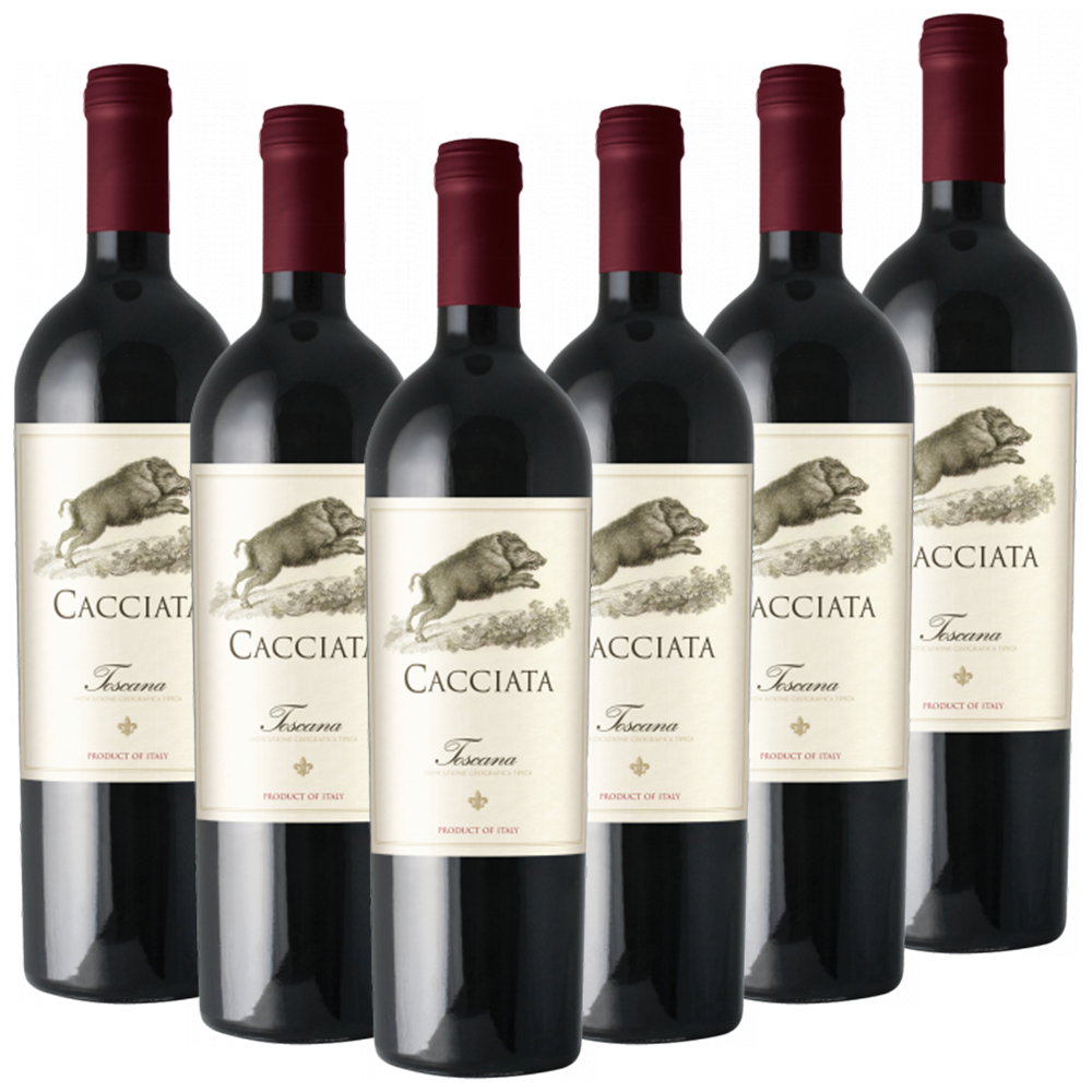 Cacciata Toscana Rosso IGT Cacciata Italien  trocken - 6er Karton