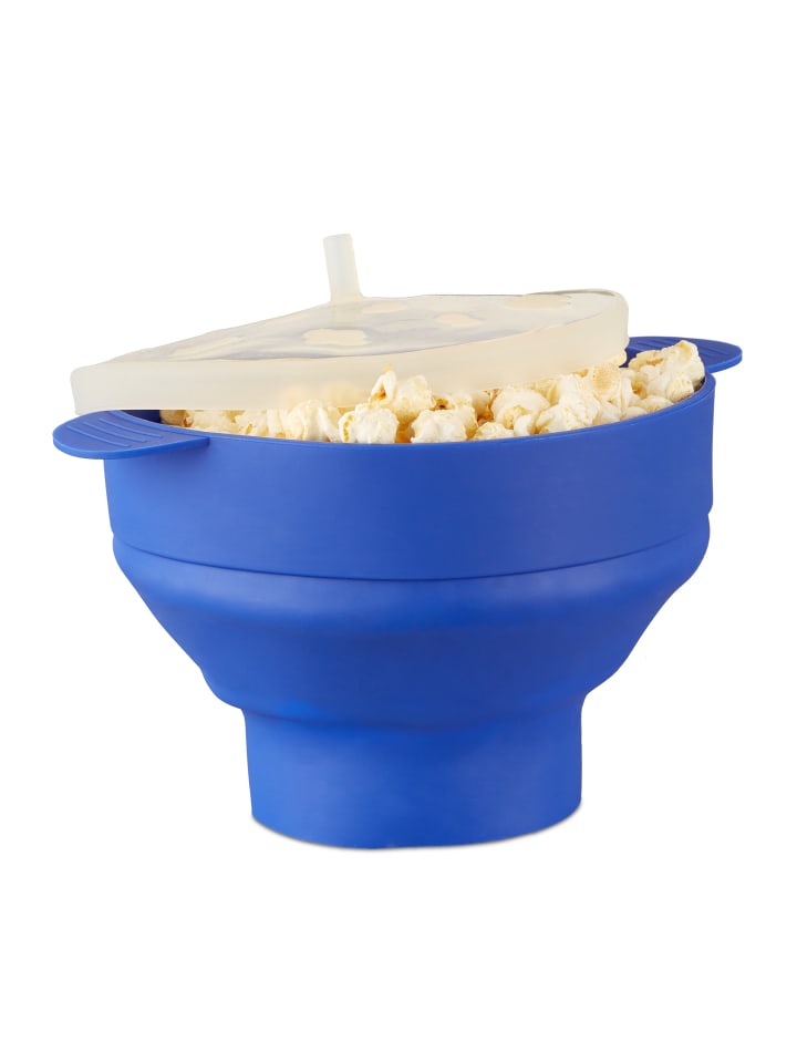 relaxdays Popcorn Maker in Blau günstig kaufen onesize