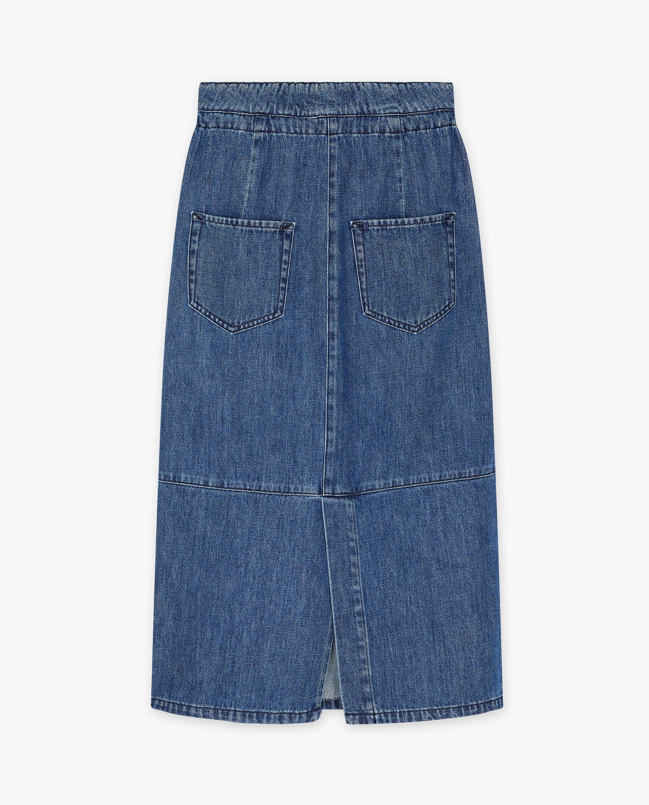 Fustă din denim CKS pentru femei, albastră