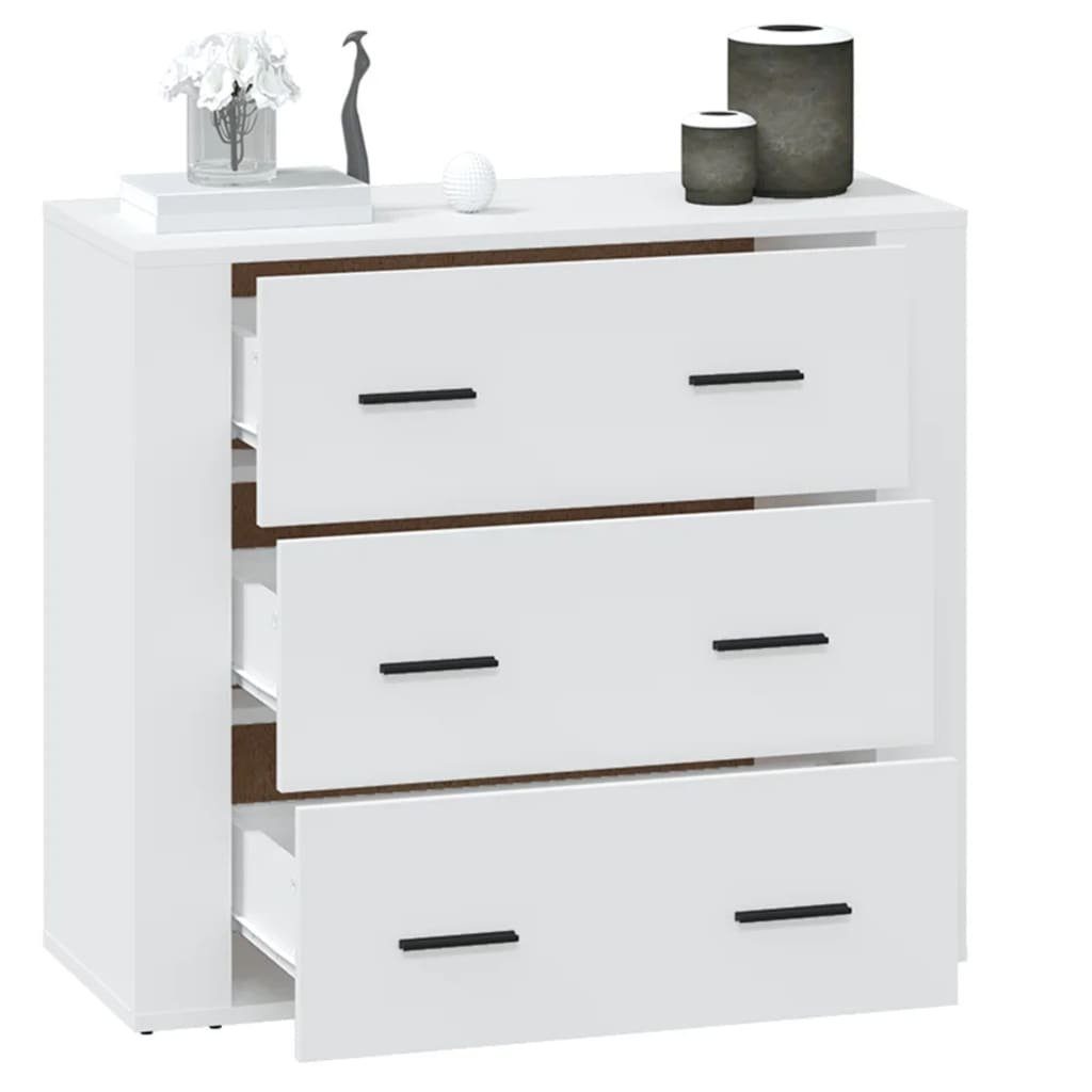 vidaXL Sideboard Sideboard Weiß 80x33x70 cm Holzwerkstoff (1 St)