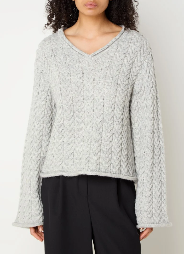 Maglione a maglia grossa Modström Kurtis in misto lana d'alpaca