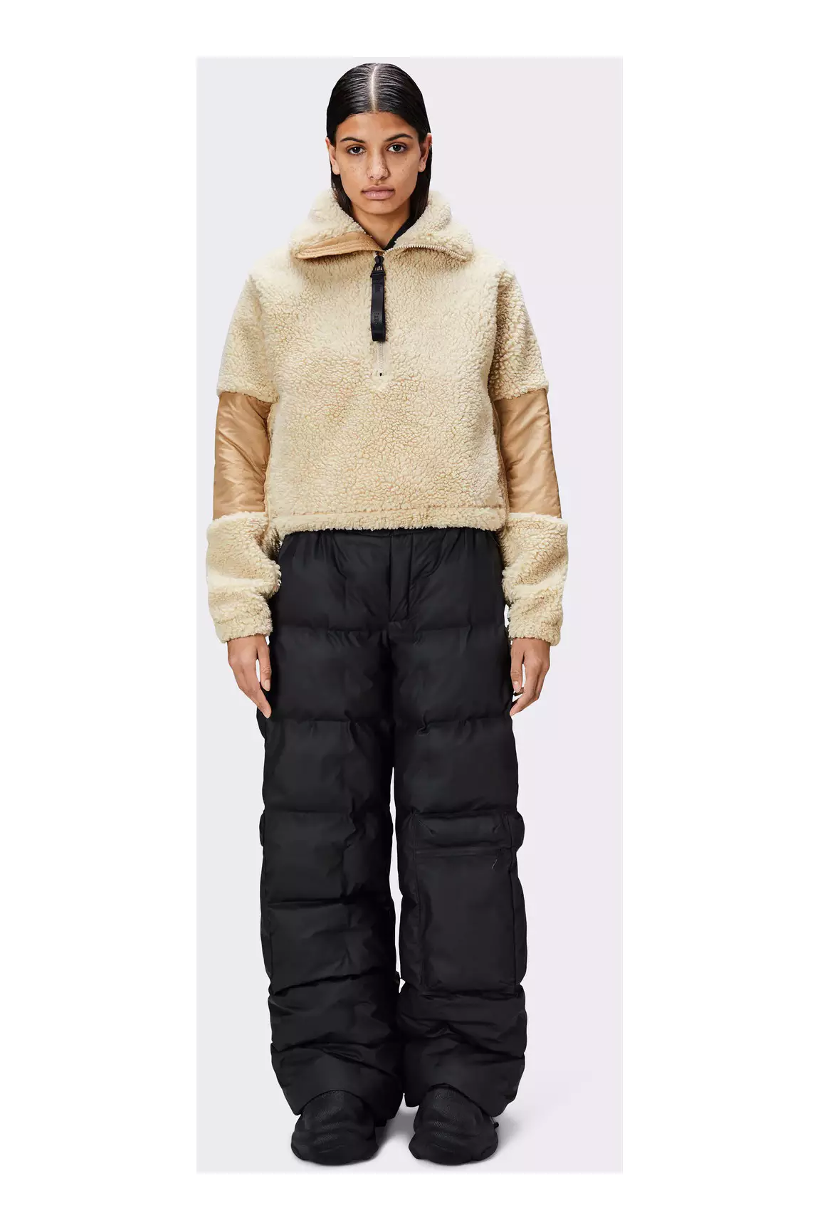 Rains Gilet Unisexe couleur beige