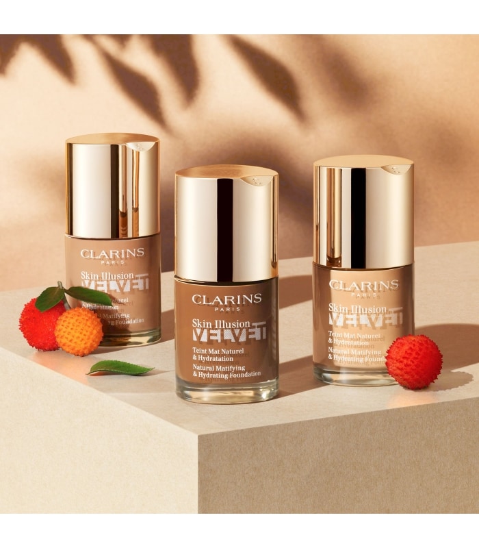 Clarins-SKIN ILLUSION VELVET-Fond de Teint Mat Naturel & Hydratation