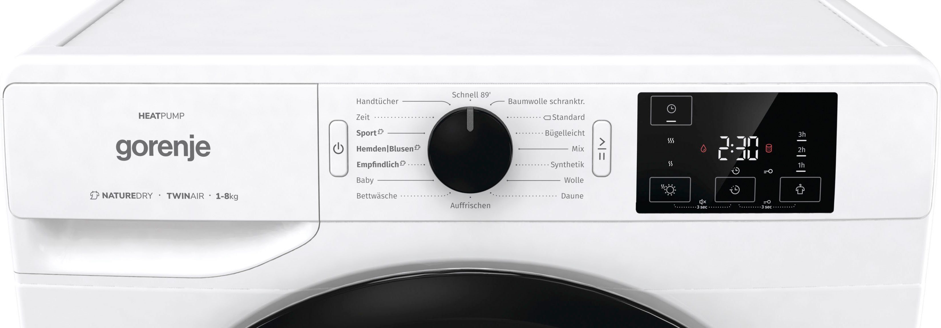 GORENJE Wärmepumpentrockner DNE 83/GN, 8 kg