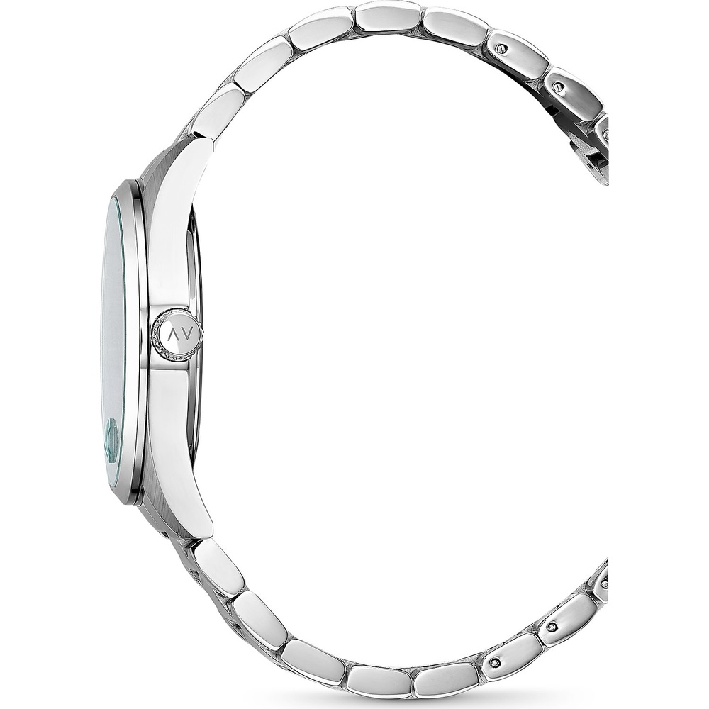 FAVS Montre pour hommes Acier inoxydable Montre