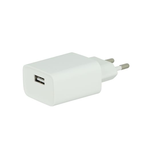 NETSTROOMLADER 2,4A   WITTE LIGHTNING-KABEL 1M HIGH ONE