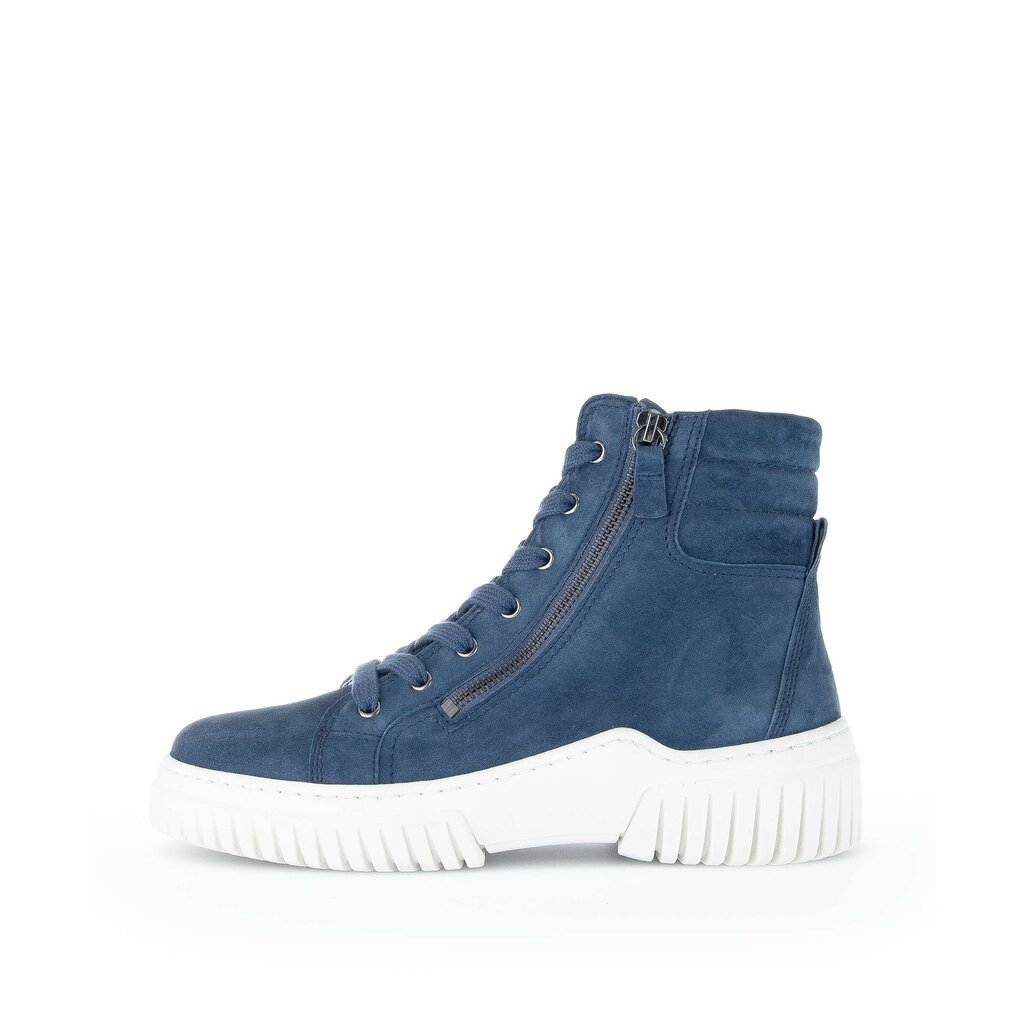 Gabor fashion Schnürstiefelette blau
