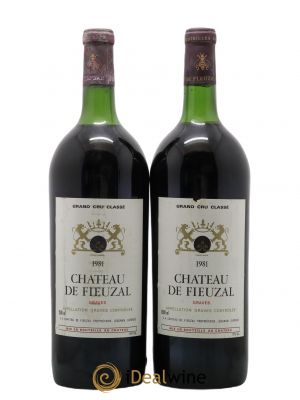 Château de Fieuzal Cru Classé de Graves  1981 - Lot de 2 Magnums