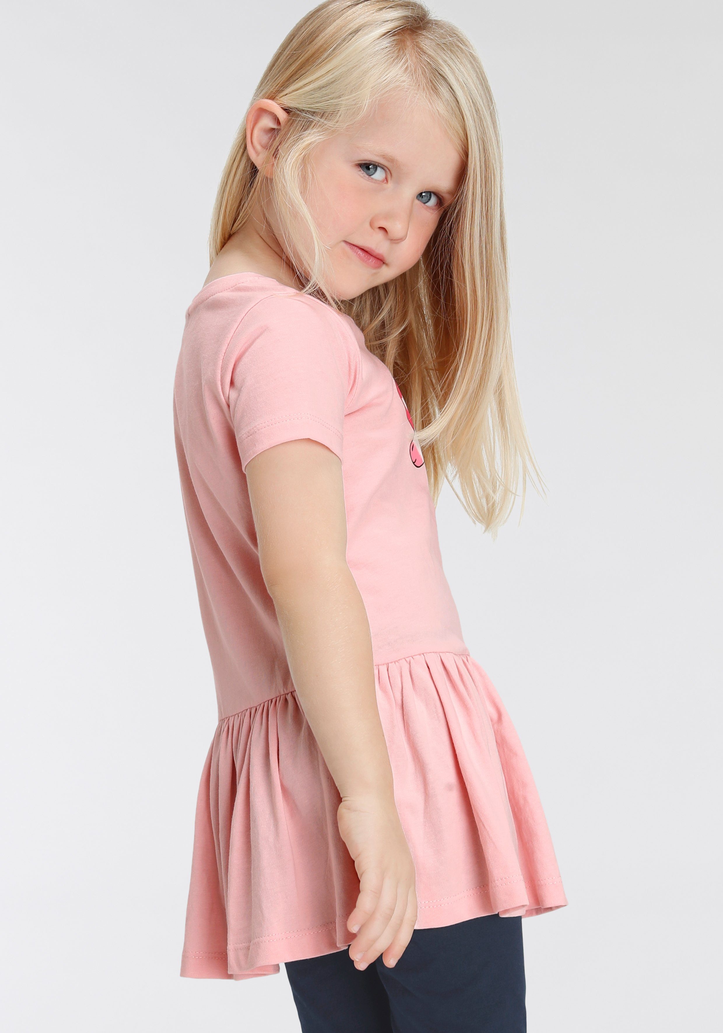 KIDSWORLD Longshirt & Leggings Einhorn (Set, 2-tlg) süßes Outfit