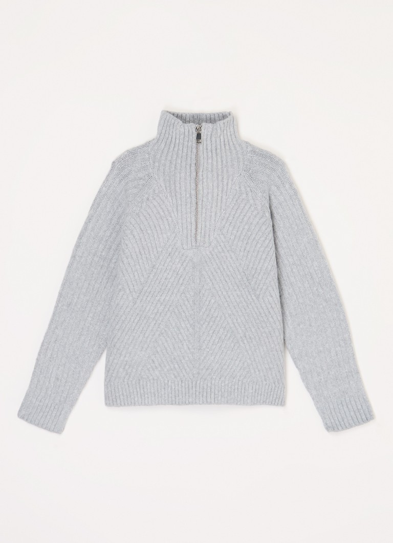 Pulover gros cu fermoar de la Sofie Schnoor