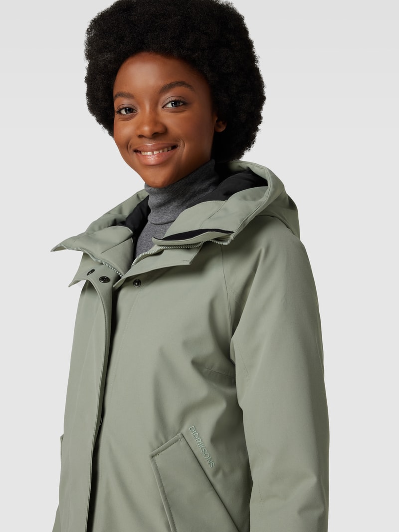 Parka mit Kapuze Modell 'LUNA' in schilf