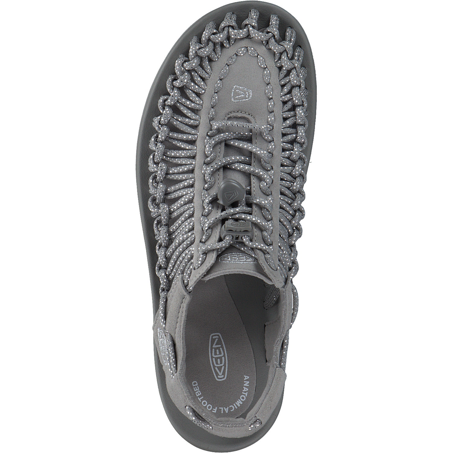 Keen Uneek 102519, Sandalen, Damen, silver/drizzle
