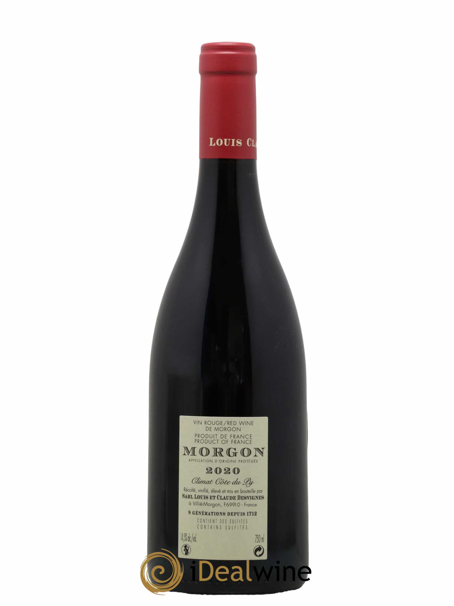 Morgon Côte du Py Louis-Claude Desvignes  2020 - Lot de 1 Bouteille